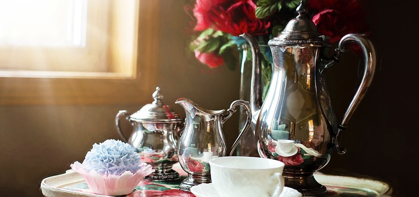 how to clean sterling silver tea set
